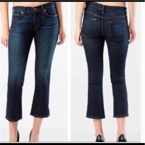 J Brand Gigi Cropped Flared Jeans Size 25